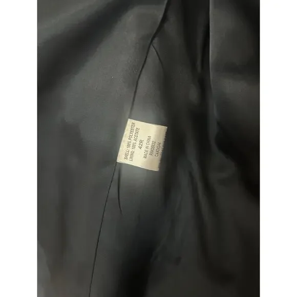 Circle S Mens Western Suit 42R Blazer 38 Pants Gray 2Pc Dallas TX Yokes Cowboy